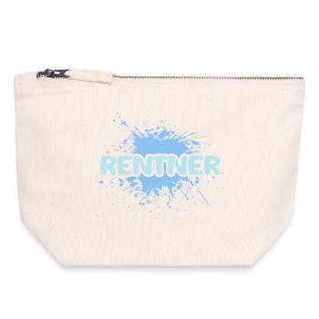 Job Pensioner - Canvas Zip Pouch 18 x 19 cm - nature - Front