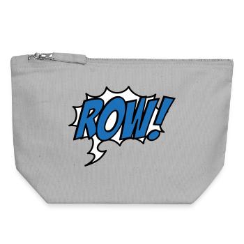 ramer - Pochette zippée en toile 18 x 19 cm - gris chiné - Devant