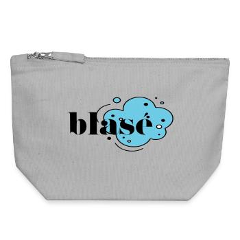 Blasé - Canvas Zip Pouch 18 x 19 cm - sports grey - Front