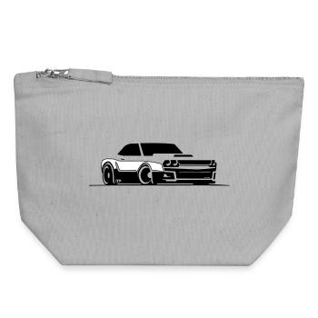 Challenger SRT Hellcat - Canvas Zip Pouch 18 x 19 cm - sports grey - Front