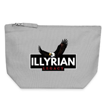 Illyrian Legacy l - Canvas Zip Pouch 18 x 19 cm - sports grey - Front