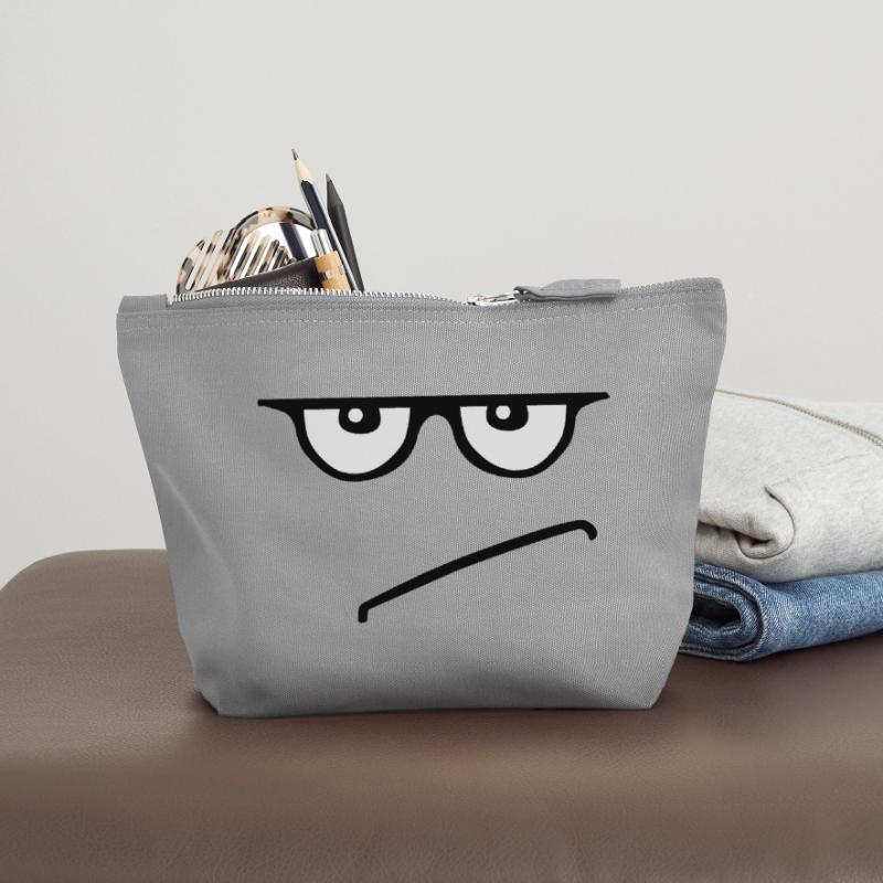 grumpy Canvas Reißverschluss-Täschchen (18 x 19 cm)