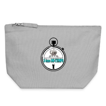 3rd Half - Canvas Zip Pouch 18 x 19 cm - sports grey - Front