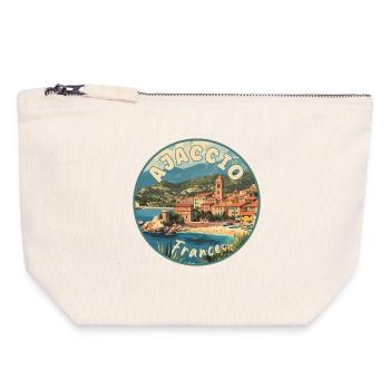 Explore Ajaccio In France Mediterranean Paradise - Canvas Zip Pouch 18 x 19 cm - nature - Front