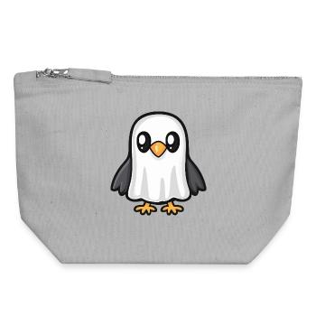 Eagle Halloween Spirit Bird - Canvas Zip Pouch 18 x 19 cm - sports grey - Front