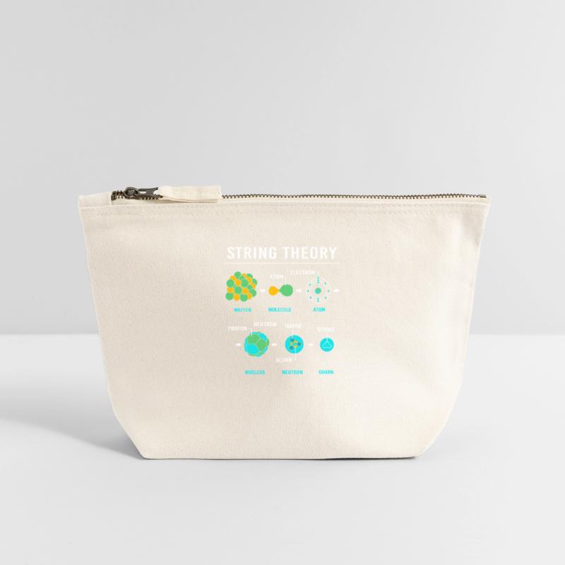 Quantum Physics Quantum Physics Quantum Leap Canvas Zip Pouch 18 x 19 cm