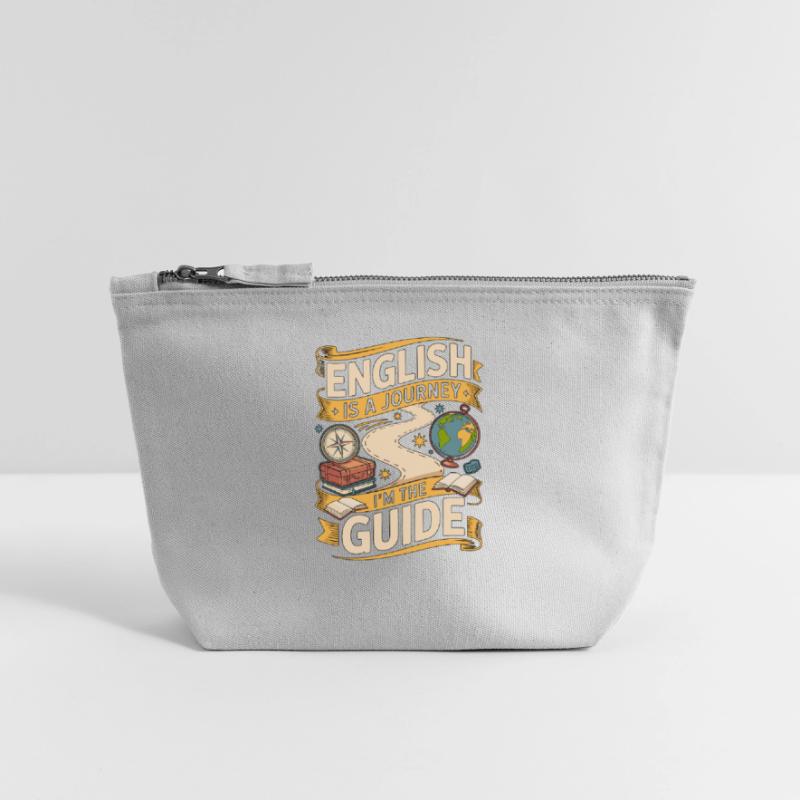 Enseignant d’anglais langue seconde anglais est un parcours Je suis enseignant en langue seconde langue seconde Pochette zippée en toile 18 x 19 cm