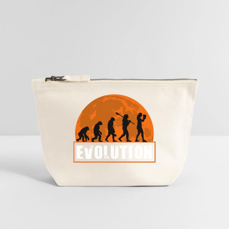 Boxe Evolution Boxeuse Fille Combat Boxe Boxe Pochette zippée en toile 18 x 19 cm