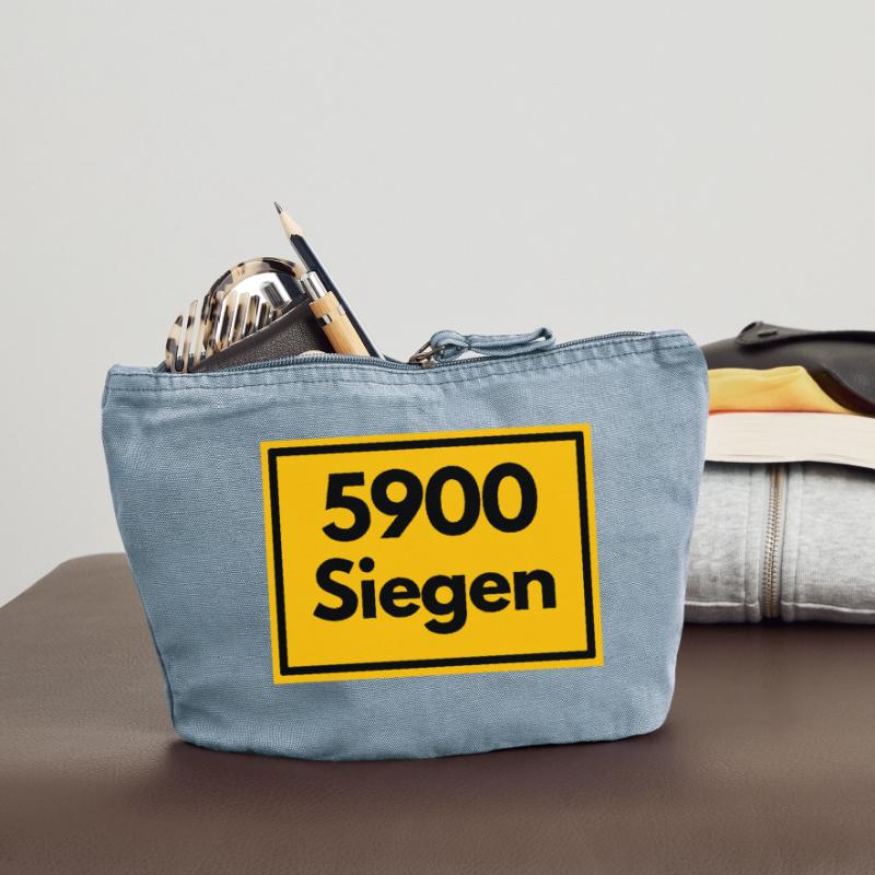 OLD POSTCODE POSTCODE RETRO 5900 SIEGEN SIEGERLAN Vintage Zip Pouch 18 x 21 cm