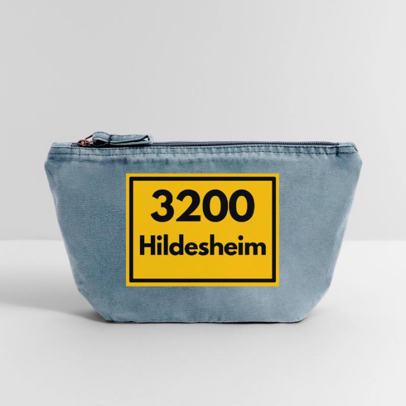OLD POSTCODE POSTCODE RETRO 3200 HILDESHEIM DOM Vintage Zip Pouch 18 x 21 cm