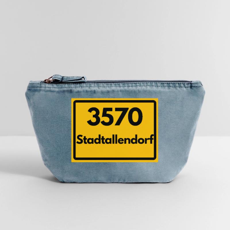 OLD POSTCODE POSTCODE RETRO 3570 STADTALLENDORF Vintage Zip Pouch 18 x 21 cm
