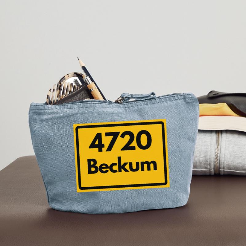 OLD POSTCODE POSTCODE RETRO 4720 BECKUM – NRW Vintage Zip Pouch 18 x 21 cm