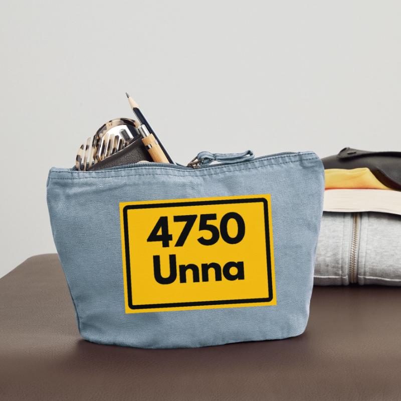 OLD POSTCODE POSTCODE RETRO 4750 UNNA Vintage Zip Pouch 18 x 21 cm