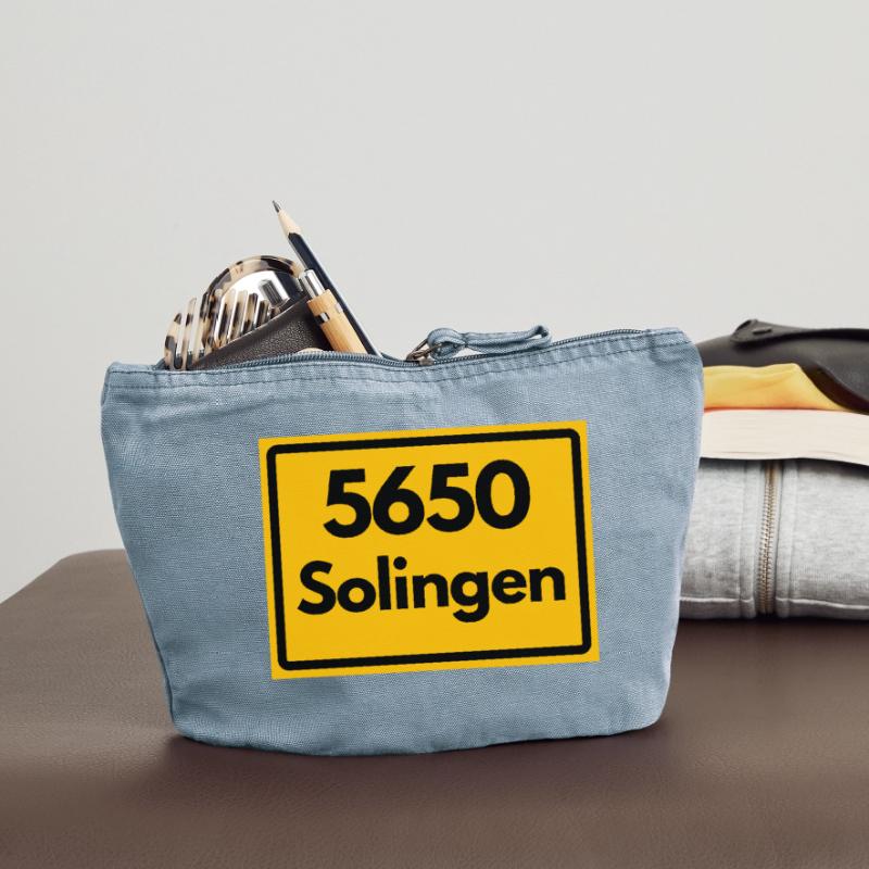OLD POSTCODE POSTCODE RETRO 5650 SOLINGEN Vintage Zip Pouch 18 x 21 cm