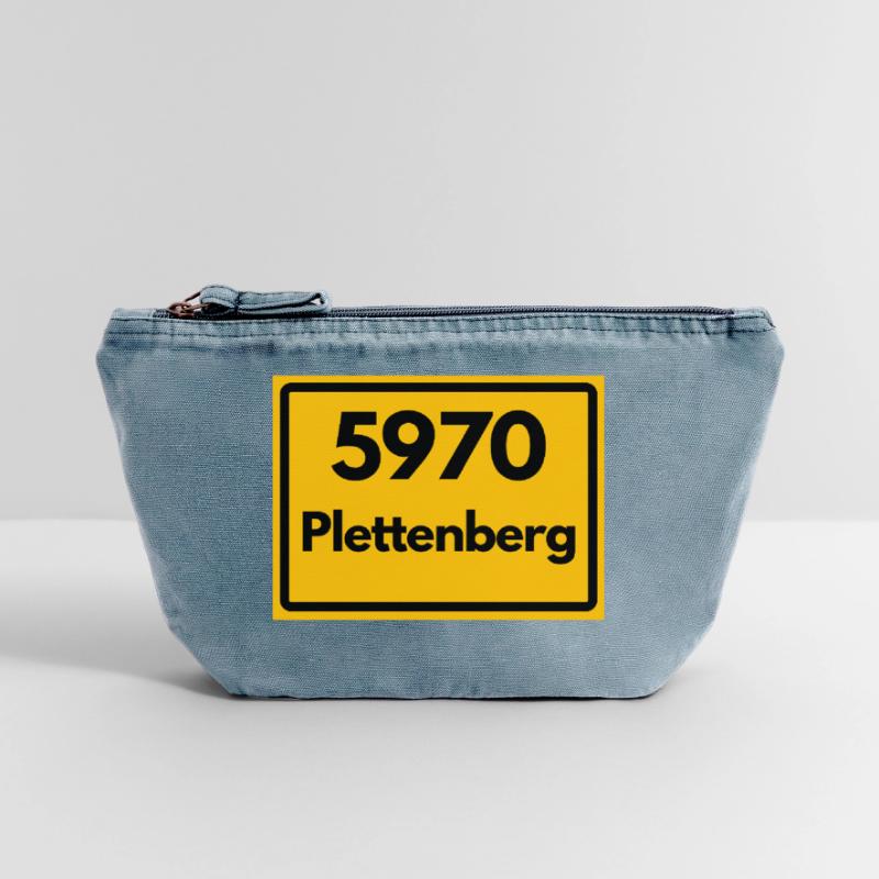 OLD POSTCODE POSTCODE RETRO 5970 PLETTENBERG Vintage Zip Pouch 18 x 21 cm