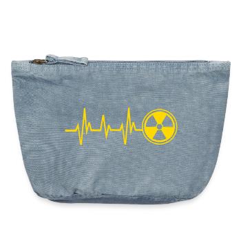 X-ray technician - Vintage Zip Pouch 18 x 21 cm - vintage light blue - Front