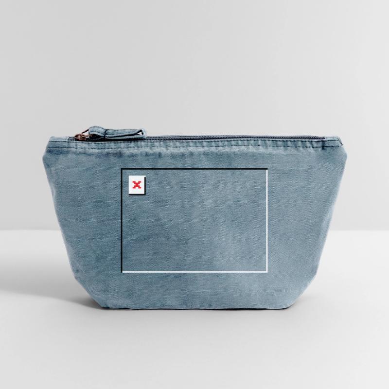 Missing Image – File Not Found Querformat Vintage Reißverschluss-Täschchen (18 x 21 cm)