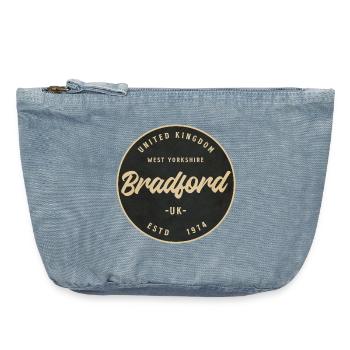 Bradford Vintage Circular Badge - Vintage Zip Pouch 18 x 21 cm - vintage light blue - Front