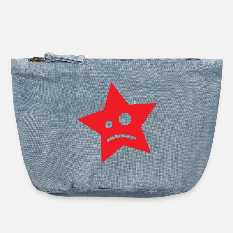 21 Étoile - Pochette zippée vintage 18 x 21 cm - vintage light blue