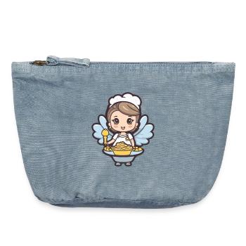 Pâtisserie Fée Cuisson Cuisson - Pochette zippée vintage 18 x 21 cm - vintage light blue - Devant