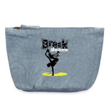 Breakdance flex - Vintage Reißverschluss-Täschchen (18 x 21 cm) - vintage light blue - Vorne