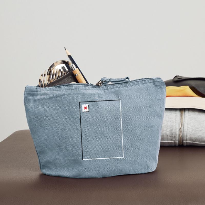 Missing Image – File Not Found Hochformat Vintage Reißverschluss-Täschchen (18 x 21 cm)