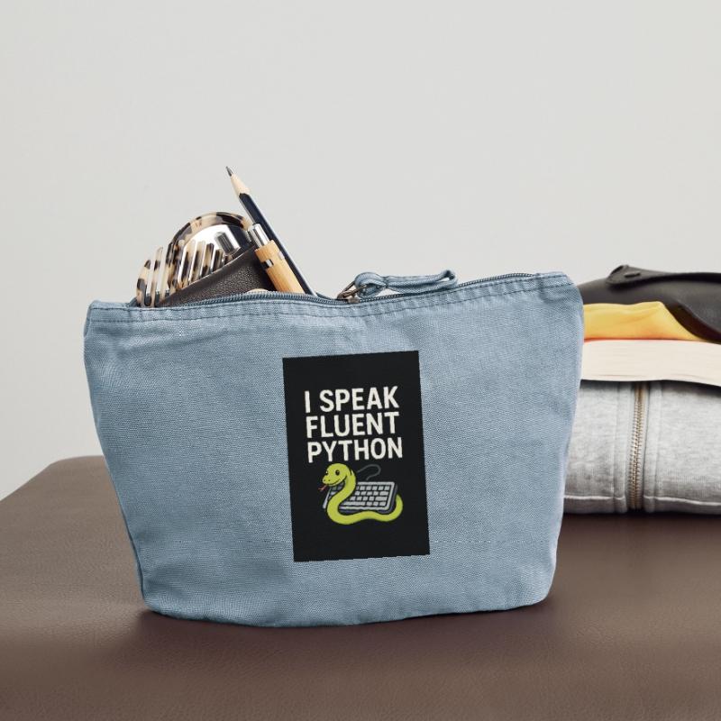 Serpent de codage Python Pochette zippée vintage 18 x 21 cm