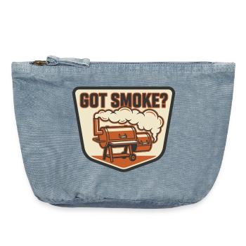 Offset Smoker T'as de la Fumée Maître Rôtisseur - Vintage Zip Pouch 18 x 21 cm - vintage light blue - Front