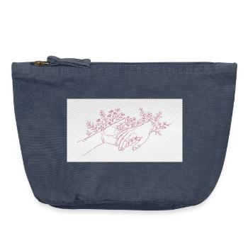 Hand of the Protector - Vintage Zip Pouch 18 x 21 cm - vintage denim - Front