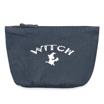 Witch - Vintage Zip Pouch 18 x 21 cm - vintage denim - Front