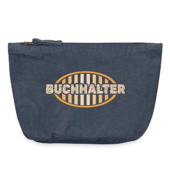 Buchhalter - Vintage Reißverschluss-Täschchen (18 x 21 cm) - Vintage Denim - Vorne