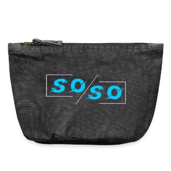Soso - Vintage Zip Pouch 18 x 21 cm - vintage black - Front