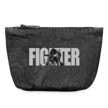 Fighter - Vintage Zip Pouch 18 x 21 cm - vintage black - Front