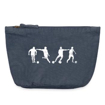 Footballer - Vintage Zip Pouch 18 x 21 cm - vintage denim - Front