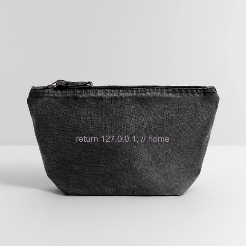 Programmer Nerd IT Joke Developer Home Vintage Zip Pouch 18 x 21 cm
