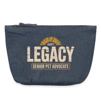 Legacy Senior Pet Advocate - Vintage Zip Pouch 18 x 21 cm - vintage denim - Front
