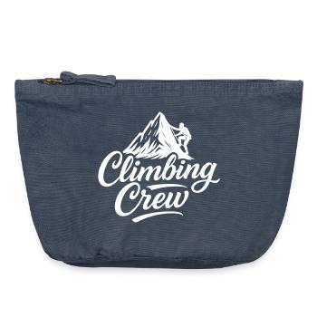 Klettern Crew Berge Bergsteigen - Vintage Reißverschluss-Täschchen (18 x 21 cm) - Vintage Denim - Vorne