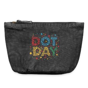DOT DAY - Vintage Zip Pouch 18 x 21 cm - vintage black - Front