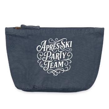 Après Ski Party Team - Vintage Zip Pouch 18 x 21 cm - vintage denim - Front