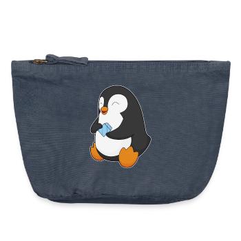 Penguin - Vintage Zip Pouch 18 x 21 cm - vintage denim - Front