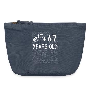 66. Geburtstag 66 Jahre Euler - Vintage Reißverschluss-Täschchen (18 x 21 cm) - Vintage Denim - Vorne