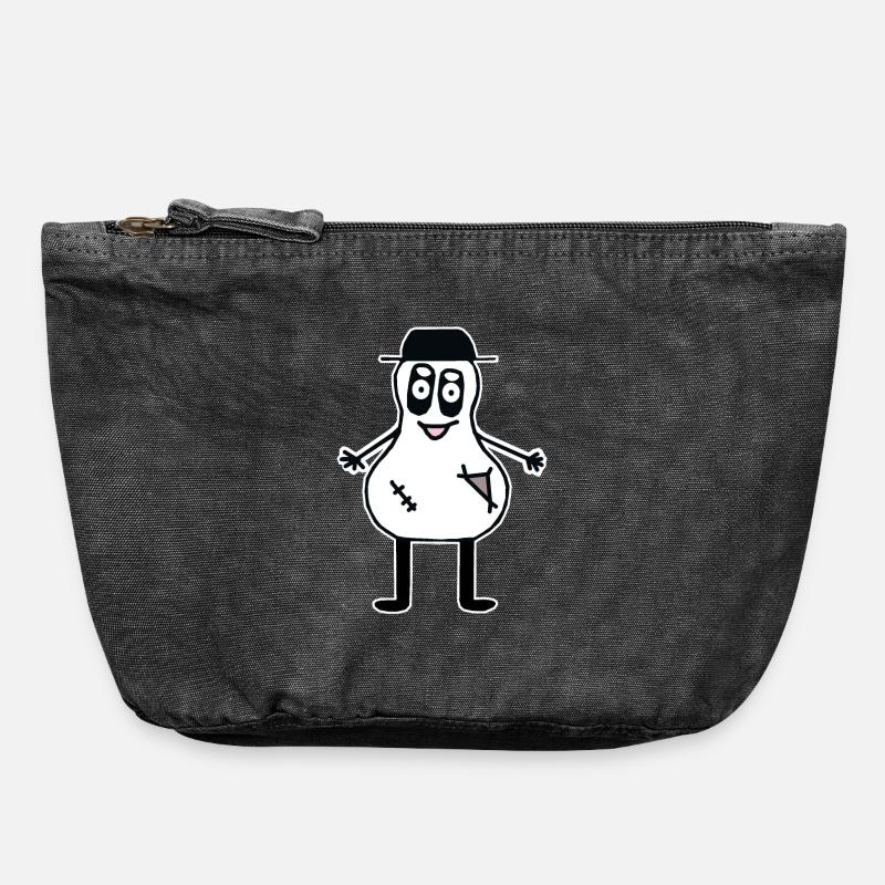 Halloween Ghost Ghost Horror Kids Child Hello - Vintage Zip Pouch 18 x 21 cm - vintage black