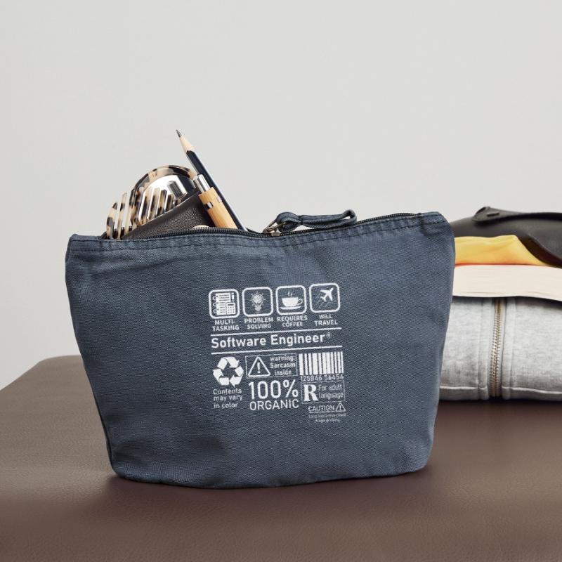 software engineer multi tasking problem solving Vintage Reißverschluss-Täschchen (18 x 21 cm)