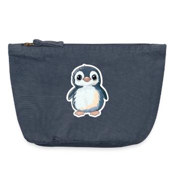 Penguin - Vintage Zip Pouch 18 x 21 cm - vintage denim - Front