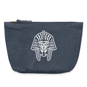 Pharaoh Symbol - Vintage Zip Pouch 18 x 21 cm - vintage denim - Front