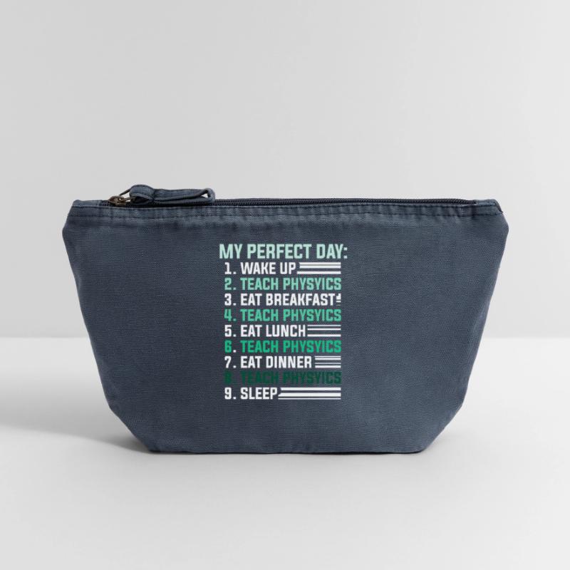 Physics Physicist Physics Student Physics Teacher Vintage Zip Pouch 18 x 21 cm
