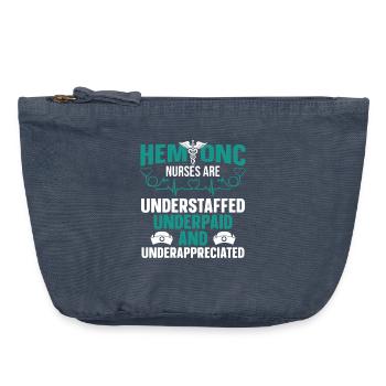  Hematology Nursing Department Hem/Onc Nurse - Vintage Zip Pouch 18 x 21 cm - vintage denim - Front