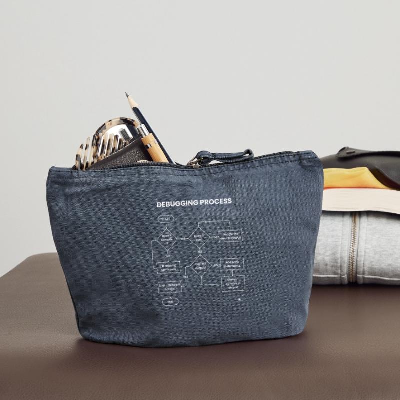 Debugging Process - Ship It Before Breaks Gift Vintage Zip Pouch 18 x 21 cm