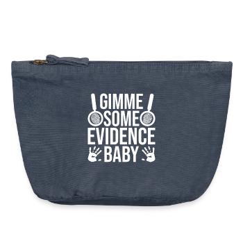 Forensic Analyst Gimme Some Evidence Squad Crime - Vintage Zip Pouch 18 x 21 cm - vintage denim - Front