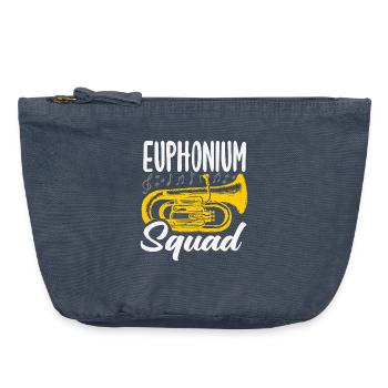 Vintage Euphonium Player - Vintage Zip Pouch 18 x 21 cm - vintage denim - Front